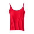 thumbnail image 4 of Tbopshirt Undershirts for Women Plus Size Maternity Shapewear Adjustable Spaghetti Strap Camisole with Built in Padded Bra Adjustable Strap Sleeveless Tank Top, 4 of 8