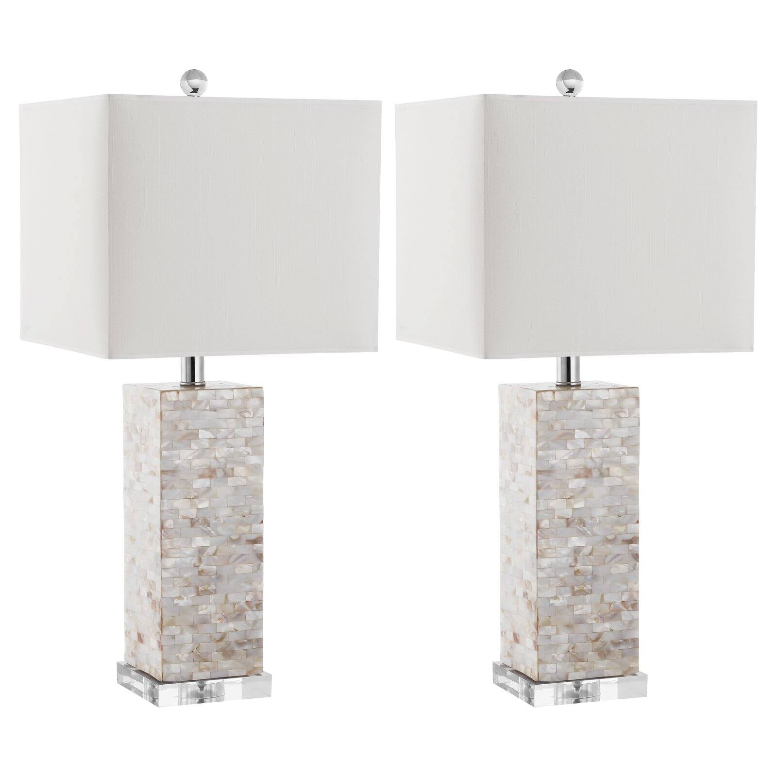 safavieh shell table lamp