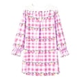 thumbnail image 3 of JAJAHO Girls Nightgown Christmas Pajamas Long Sleeve Ruffle Princess Sleep Dress For Kids 3-14Y, 3 of 5