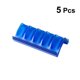 thumbnail image 5 of Estante de almacenamiento para botellas de aceites esenciales, 5 unidades, 5 ranuras, cajón organizador, plegable, de plástico, para el hogar (azul), 5 of 6