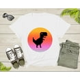 thumbnail image 4 of Cool Dinosaur T-Rex Animal Bird at Sunset for Men Women Kids T-Shirt Dino T Shirt Gift for Men Women Kids Boys Girls Trex Dino Tshirt, 4 of 8