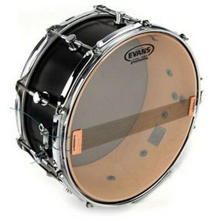Evans Hybrid Snare Head Clear 500 Snare Side Drum Head, 14 Inch, 14 glass (clear) snare resonant drum head made using a single ply of 5mil film By Evans From USA ()
