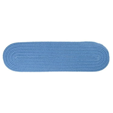 Rhody Rug WearEver French Blue Poly 8x28 Str Trd