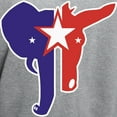 thumbnail image 3 of CafePress - Republican Democrat Hooded Sweatshirt - Pullover Hoodie, Hooded Sweatshirt, 3 of 4