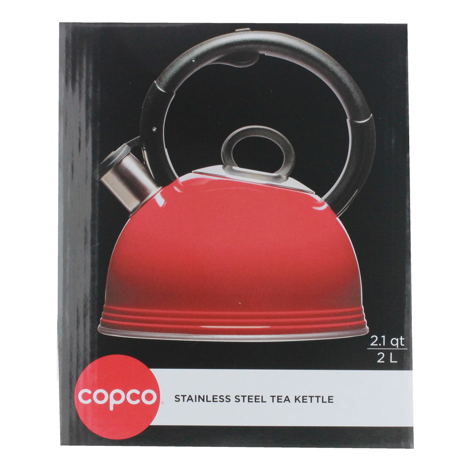 Copco Whistling Stainless Steel Tea Kettle, Glossy Red Walmart Canada