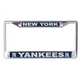 thumbnail image 1 of New York Yankees Laser Chrome License Plate Frame, 1 of 1