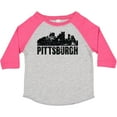 thumbnail image 3 of Inktastic Pittsburgh Skyline Grunge Boys or Girls Toddler T-Shirt, 3 of 5