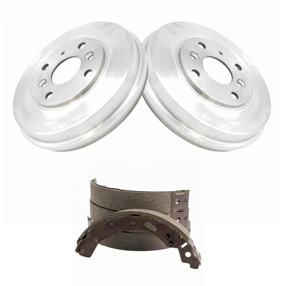 TRQ Rear Brake Shoe & Drum Kit Fits Select 2016 Scion iA 2019-2020 Toyota Yaris