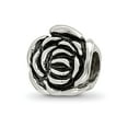 thumbnail image 1 of Fancy Bead White Sterling Silver Themed 9.09 mm Reflections Rose Floral Bead, 1 of 3