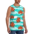thumbnail image 2 of Kdxio Octopuses for Men's Muscle T-shirt,Sleeveless for Workout Running Athletic Gym Lounge Casual, 2 of 5