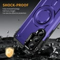 thumbnail image 6 of Allytechgroup for Samsung Galaxy A16 5G Case with Camera Kickstand, Support Wireless Charging Magnetic Phone Case for Women Men Military Grade Drop Protection for Samsung Galaxy A16 5G, Purple, 6 of 7