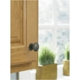 thumbnail image 4 of Amerock Ravino Cabinet Knob Oil Rubbed Bronze 1-1/4" 32mm dia BP53012ORB, 4 of 7