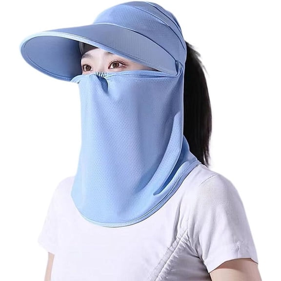 YooGuoGuo Outdoor UV Sun Protection Waterproof Breathable Face Neck Flap Cover Folding Sun Hat for Men/Women