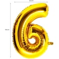 thumbnail image 3 of 40 Inch Large Foil Helium Number Balloon Birthday Wedding Party 0-9 (Baby Blue, 9), 3 of 5