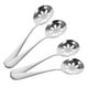 thumbnail image 2 of WORGEOUS Cuchara perforada de acero inoxidable para servir, cuchara pequeña ranurada, utensilio de cocina, 4 Uds., 2 of 9