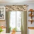 thumbnail image 4 of Coolnut Halloween Pumpkin Valance Curtains for Kitchen or Bathroom, 54x18in Valances Window Treatment Rod Pocket Drape Light Filtering Living Room Bedroom Decor, 4 of 5