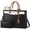 Black/Beige/Brown, variant on LOVEVOOK Laptop Tote Bag for Women, Office Work Bag Briefcase fit for 15.6 inch Laptop, Large Capacity Teacher Bag Handbag
