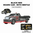 thumbnail image 1 of Mini RC Truck,1:64 Scale Car,Remote Control Car with Lights, 2.4Ghz Rc Truck with Trailer,Speed/Steering Adjustable, 1 of 7