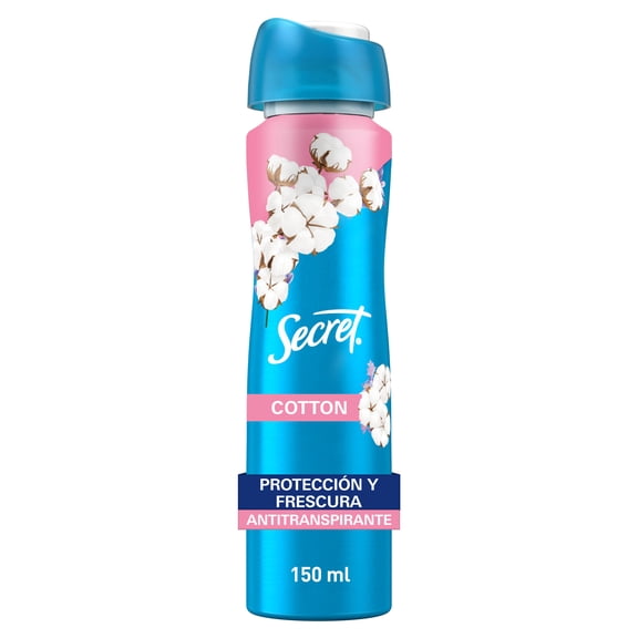 Antitranspirante Spray Secret Cotton 150 ml