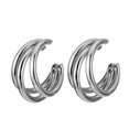 thumbnail image 2 of Jusqu'à 65% de Rabais sur les Boucles d'Oreilles en Forme de C - Multi-Couches Irrégulières Boucles d'Oreilles Cercle Rétro Boucles d'Oreilles Boucles d'Oreilles Jewelry, 2 of 2
