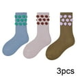 thumbnail image 2 of Esaierr Boys Mid-Tube Socks for Kids Baby 3 Pairs Cozy Warm Crew Socks Cartoon Socks Non Skid Anti Slip Crew Socks Toddler Cotton Toddler Thermal Socks for 3-12T, 2 of 8