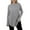 Grey, variant on Yuanlong Womens T-Shirts Casual Solid Color Round Neck Raglan Sleeve Long Tee Shirts Spring Fall Clothes Comfy Lady Tops