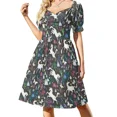thumbnail image 3 of Vestido Unicornicopia de manga corta, vestido de verano, vestidos de fiesta diarios, ropa de playa para mujer, vestido de noche para mujer, 3 of 7