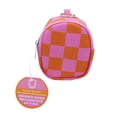 thumbnail image 1 of U Style Mini Sac à Dos avec Porte-clés, Damier Orange, 1 of 2