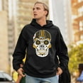 thumbnail image 4 of Pittsburgh Sugar Skull Unisex Hoodie Steel City Football Fan Tailgating, 4 of 7
