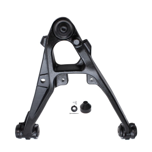 Detroit Axle - Front Right Control Arm for Chevrolet Silverado Suburban Tahoe GMC Sierra Yukon XL 1500 Cadillac Escalade , Passenger Side Lower Cast Iron Control Arm w/Ball Joint Assembly Replacement