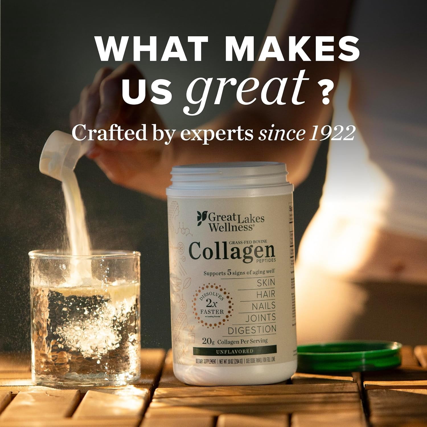 Great Lakes Wellness Collagen Peptide 20PkTbX 8.47 Oz