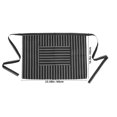 thumbnail image 2 of Milisten 4Ud Delantal Negro A Rayas Para Meseros Y Camareras Con Cintura Regulable Y Bolsillos Funcionales, 2 of 6