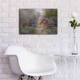 thumbnail image 5 of Luxe Metal Art 'Horse Farm Glen' by Nicky Boehme, Metal Wall Art, 24"x16", 5 of 8
