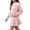 01 Pink, variant on Girls 2 Piece Knit Set Sweater and Skirt Set Long Sleeve Bow Crewneck Pullover Top Fall Winter Outfit Gray