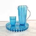 thumbnail image 4 of Guzzini Dolcevita Turquoise Pitcher with Lid Modern Organic Plastic 1.75L Ergonomic Handle, 4 of 4