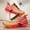 Red, variant on Lightweight And Breathable Men's Racing Shoes for Road Running; Outdoor Marathon Training Shoes with Laces for Adults;Anti-slip And Wear-resistant Shoes for Hiking