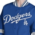 thumbnail image 3 of Women's Starter  Royal Los Angeles Dodgers Interception Full-Snap Varsity Jacket, 3 of 3