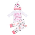 thumbnail image 3 of Minnieouse Abrigo de bebé, traje infantil, mono, pantalones, transpirable, exquisito regalo dulce, ropa de algodón de larga duración para conjuntos de ropa Rosado 80cm, 3 of 6