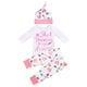 thumbnail image 1 of Sonducket Abrigo de bebé, conjunto infantil, mono, pantalones, conjunto de mameluco, mano de obra fina, aspecto bonito, flexible al tacto, conjuntos de ropa Rosa 90cm, 1 of 6
