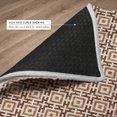 thumbnail image 6 of Addison Rugs Dream Shag Premium Machine Washable Transitional Modern Squares Paprika Rectangle Rug, 5' x 7'6", 6 of 8
