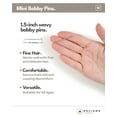 thumbnail image 6 of Heliums Mini Bobby Pins - Dark Blonde - 40 Pack, 1.5 Inch Small Hair Pins For Thin Hair & Kids, 6 of 12