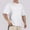 White, variant on Men's Clothing Dgankt Workout shirts for men Fashionable Men's Spliced Solid Color Sports And Casual Round Neck Top