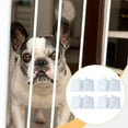 thumbnail image 6 of Fzaqwen 4x Pet Gate Support Feet Triangle Reinforcement Fitting for Entryways Stairs white, 6 of 9