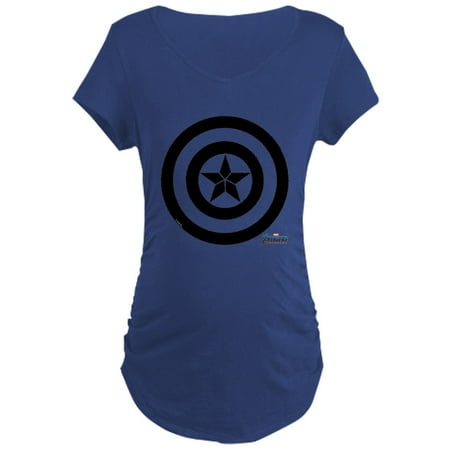 

CafePress - Captain America Shield Maternity Dark T Shirt - Maternity Dark T-Shirt