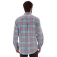 thumbnail image 2 of Scully Leather Farthest Point Blue Corduroy Plaid Shirt, 2 of 2
