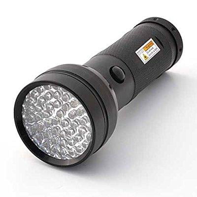 LEDwholesalers 51-LED 395nm Ultra Violet Blacklight UV Flashlight 3xAA 7202U...