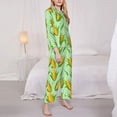 thumbnail image 3 of Lsque Corn 7 Pattern Long Sleeve Pajama Set for Women - Soft 2-Piece Sleepwear and Loungewear Set with Pockets, Comfy Nightwear-XX-Large, 3 of 7