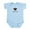 Sky Blue, variant on CafePress - Pawpaw's Little Monkey BOY Infant Bodysuit - Baby Light Bodysuit, Size Newborn - 24 Months