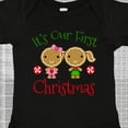 thumbnail image 4 of Inktastic Twins 1st Christmas Gingerbread Girls Girls Baby Bodysuit, 4 of 5