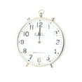 thumbnail image 4 of Decorative & Classic Aluminum Silver Table Clock-Desk clock, 4 of 4